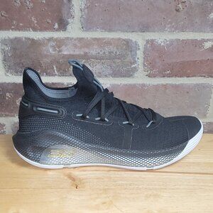 New Mens Under Armour Curry 6 Team Black Gold 3022893-008 Basketball Shoe Sz 12